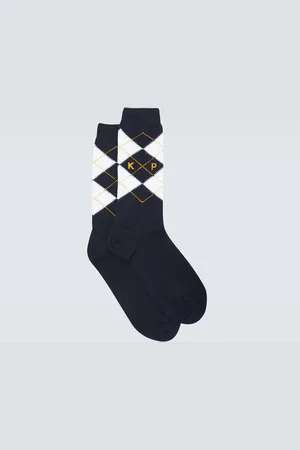 Kenzo Logo jacquard cotton-blend socks