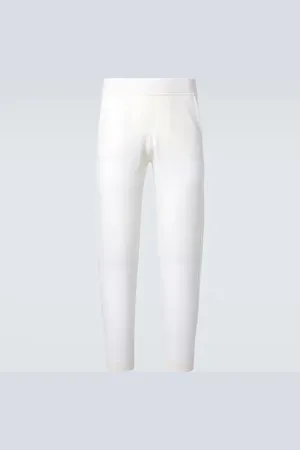 Allude Wool and cashmere sweatpants