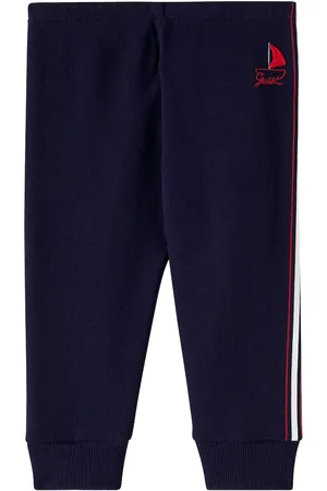 Gucci Baby embroidered cotton jersey sweatpants