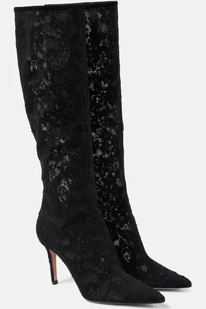 Gianvito Rossi Claudia 85 lace knee-high boots