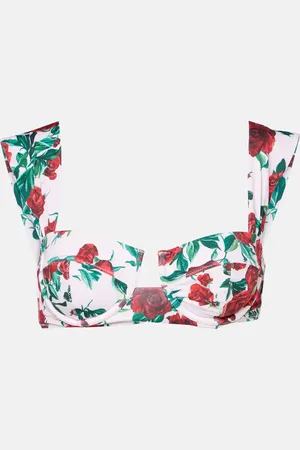 ALEXANDRA MIRO Donna floral bikini top