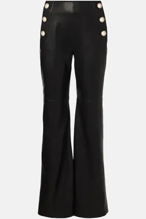 Dorothee Schumacher Sleek Statement leather flared pants