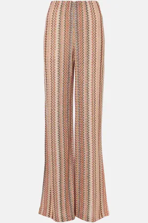 Missoni Zigzag cotton-blend wide-leg pants