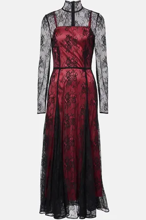 Dolce & Gabbana Floral lace midi dress