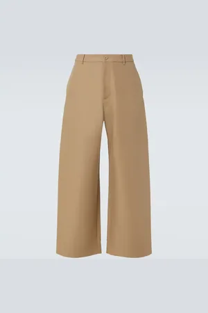 Acne Studios Cotton twill wide-leg pants