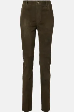 Chloé ChloÃ© Suede slim pants