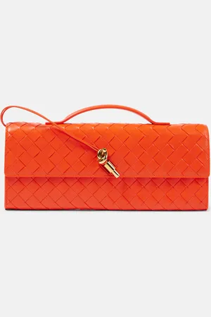 Bottega Veneta Andiamo Intrecciato leather clutch