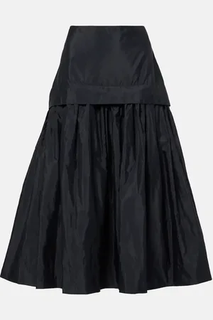 Rohe RÃ³he Gathered taffeta maxi skirt