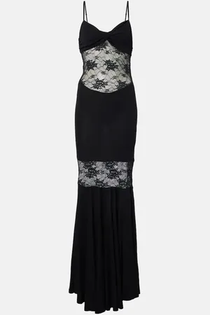 Nina Ricci Paneled lace gown