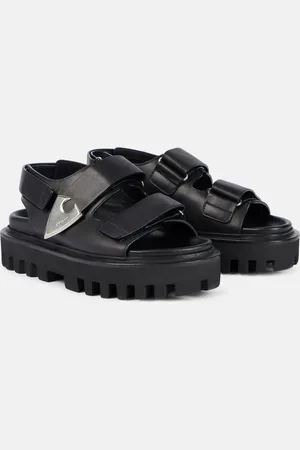 Alexander McQueen Leather slingback sandals