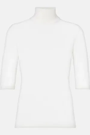 Tシャツ・カットソー MAX MARA Sand Wool Blend Plata Sweater Organic cotton sweatshirt, ivory | Weekend Max Mara