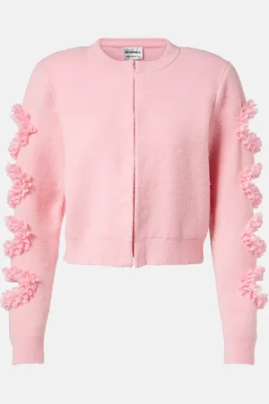 Self-Portrait X Christopher Kane lace-trimmed cardigan