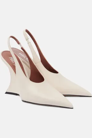 PARIS TEXAS Nina 105 leather slingback pumps