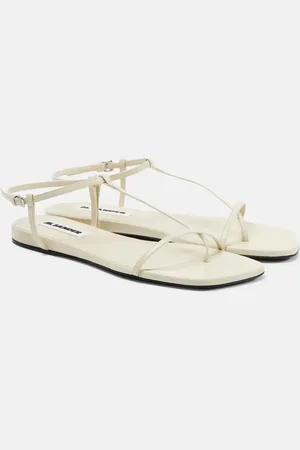 Jil Sander Leather thong sandals