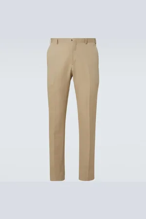 BRIONI Pienza linen and cotton straight pants