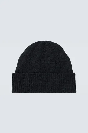 LE KASHA Cable-knit cashmere beanie