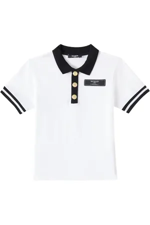 Balmain Logo cotton polo shirt