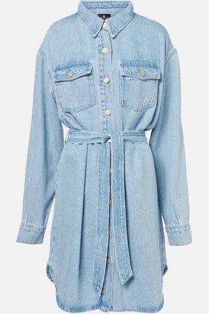7 for all Mankind Denim shirt dress