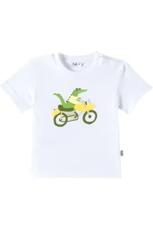 Il gufo Baby cotton jersey T-shirt