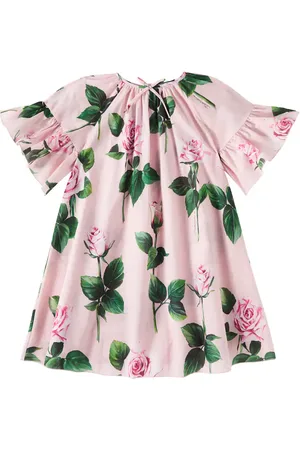 Dolce & Gabbana Floral cotton poplin dress