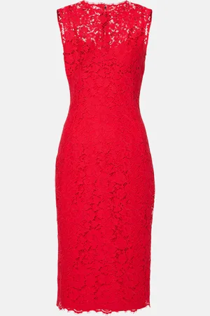 Dolce & Gabbana Cotton-blend midi dress