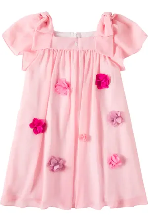 PATACHOU Floral-appliquÃ© dress