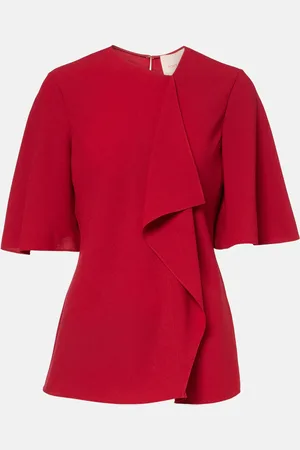 Roksanda Naiara crÃªpe top