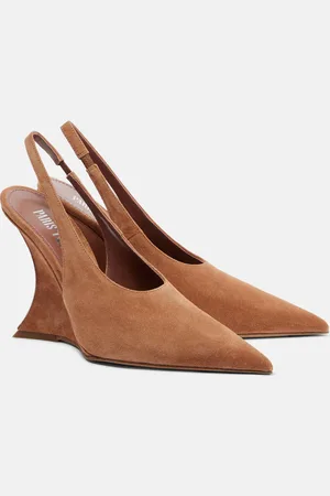 PARIS TEXAS Nina 105 suede slingback pumps