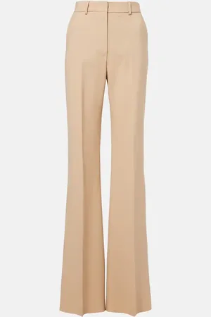 Sportmax Oxalis virgin wool flared pants