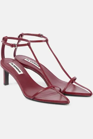 Jil Sander 65 leather sandals