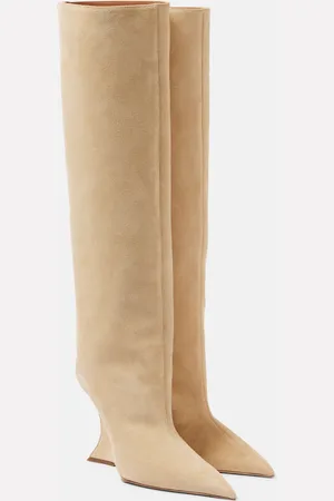 PARIS TEXAS Nina 105 suede knee-high boots