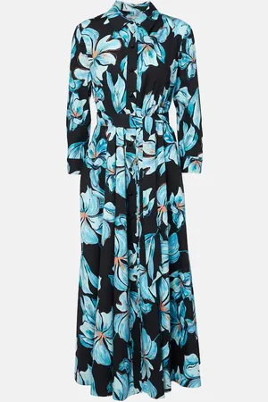 Diane von Furstenberg Blaine floral cotton maxi dress