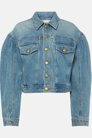 ULLA JOHNSON Cosette cropped denim jacket