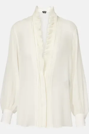 Tom Ford Ruffled silk blouse