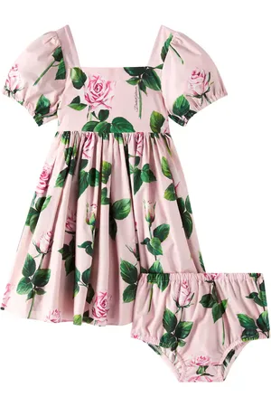 Dolce & Gabbana Baby floral cotton dress