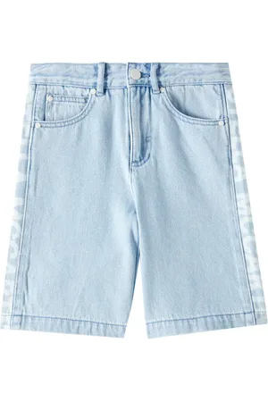 Stella McCartney Logo denim shorts