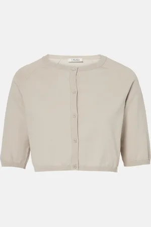 Max Mara Pam cropped cotton cardigan