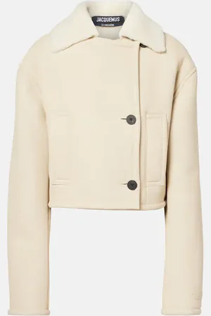 Jacquemus Marino cropped shearling jacket