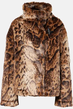 Jacquemus Fernando leopard-print faux fur jacket