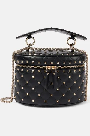 VALENTINO GARAVANI Rockstud Spike Small leather vanity bag