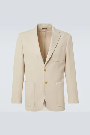 CANALI Cotton-blend jersey blazer