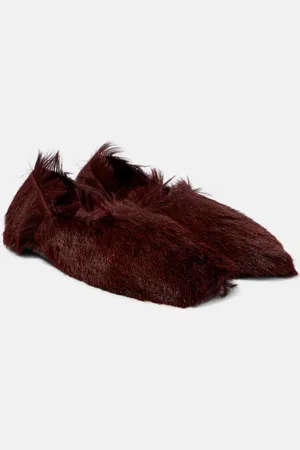 Jil Sander Calf hair flats