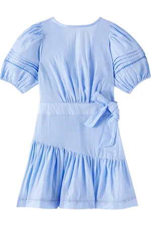 POUPETTE ST BARTH Chantal cotton-blend lamÃ© dress