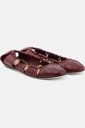 Chloé ChloÃ© Luna cutout leather ballet flats
