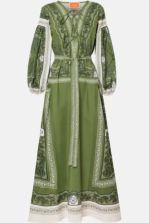 La DoubleJ Viviana printed cotton muslin maxi dress