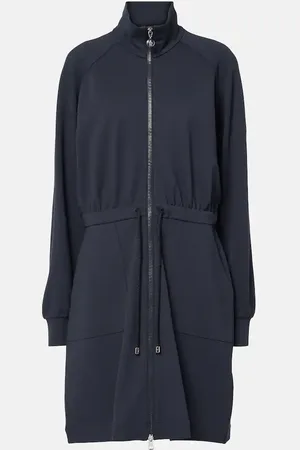 Moncler Zip-up jersey minidress