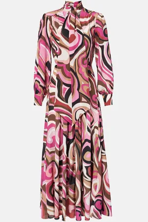 RIXO London Marigold silk crÃªpe de chine midi dress
