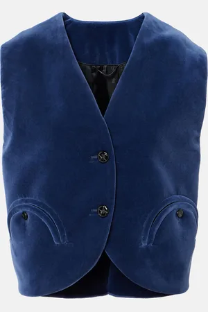 Blazé Milano BlazÃ© Milano Jealousy Gliss cotton velvet vest