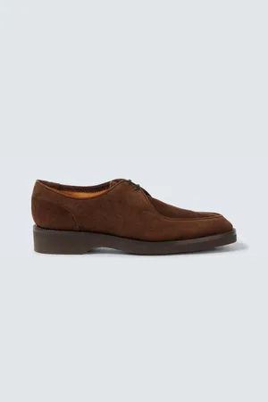 JOHN LOBB Ted suede Derby shoes
