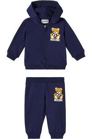 Moschino Baby Teddy Bear cotton hoodie and sweatpants